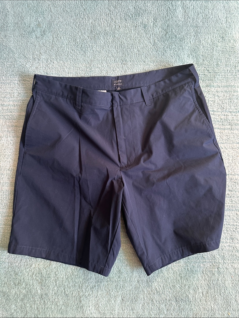 J. Crew Factory Men's Navy Flat-Front Shorts